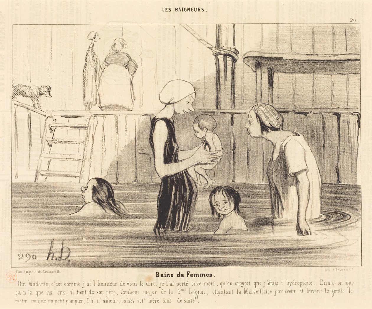 Damtoaletter av Honoré Daumier