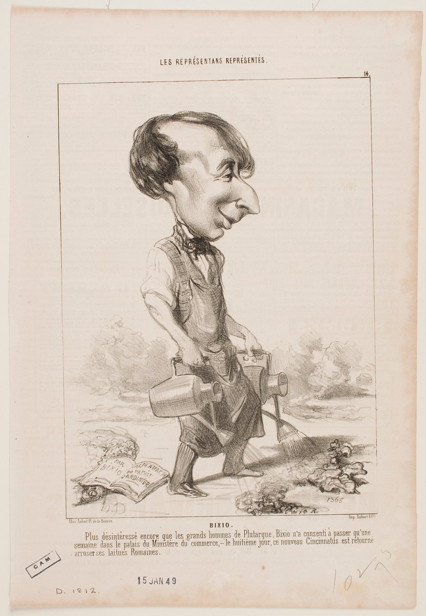 Bixio av Honoré Daumier