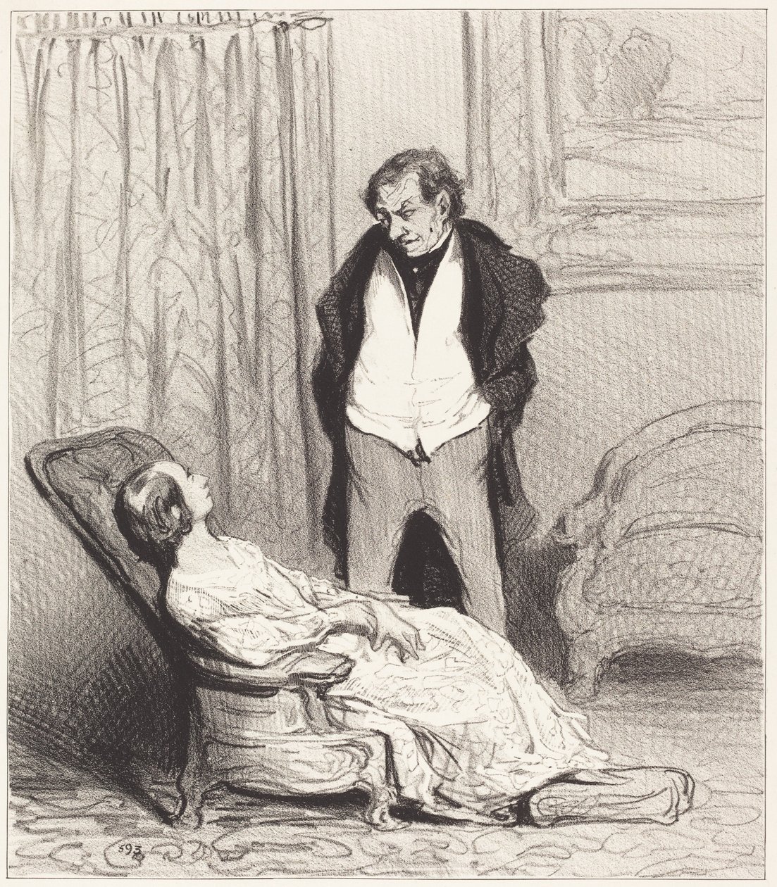 Box morot av Honoré Daumier