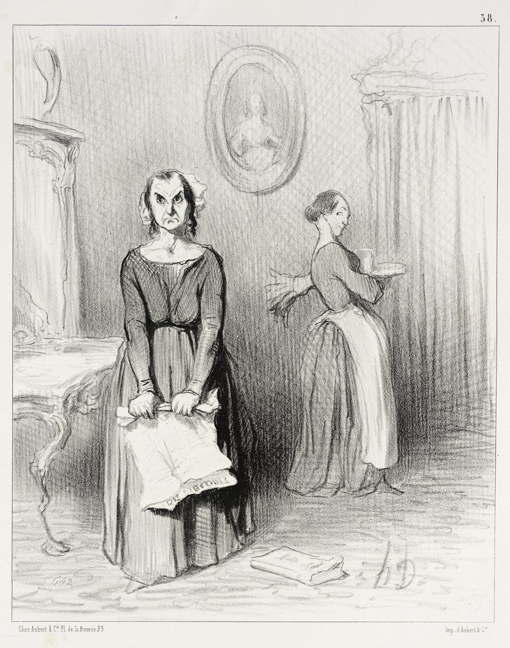 Den här tidningen tycker att mitt verk är ynkligt... av Honoré Daumier