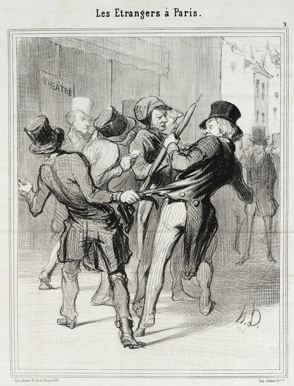 Det man kallar Paris förförelser av Honoré Daumier