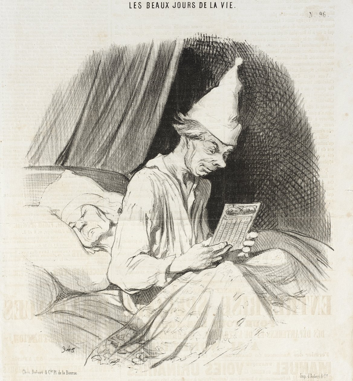 Det är ju idag, den 28 juli, S:ta Annas dag... av Honoré Daumier