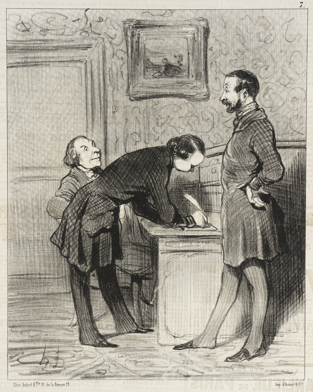 Det är rätt, eftersom han är er vän... av Honoré Daumier