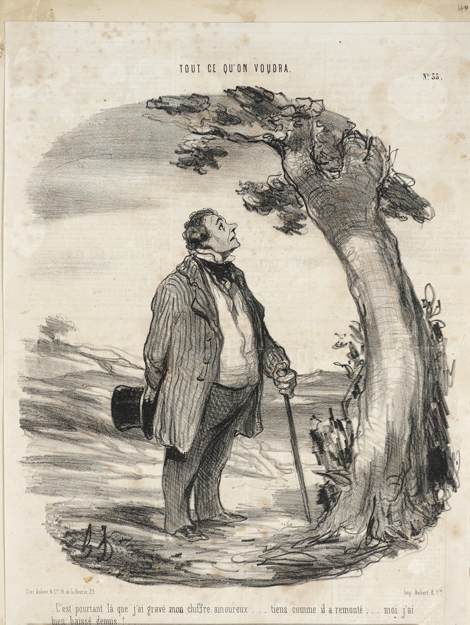 Det är ju där jag har graverat in mitt märke... av Honoré Daumier