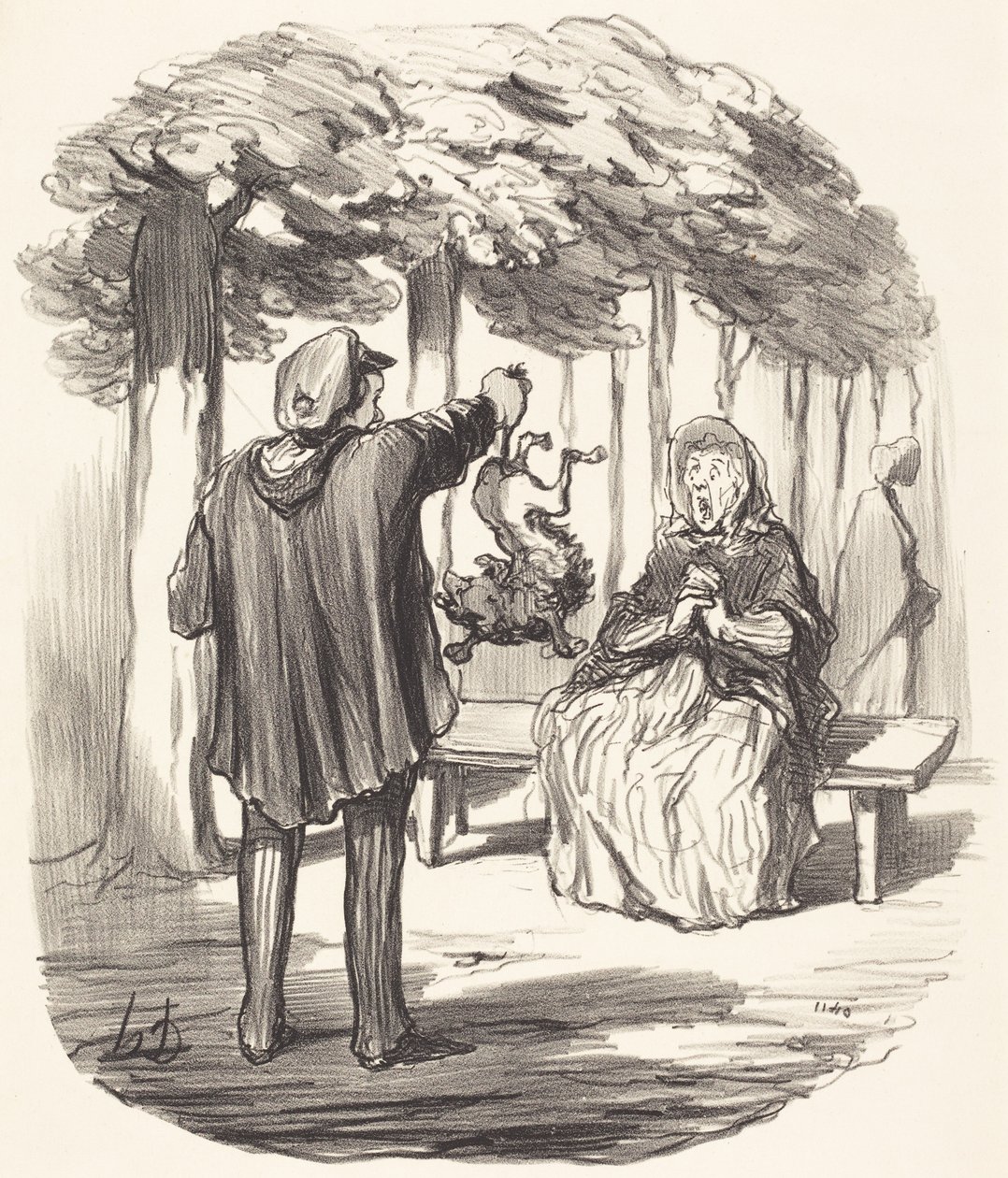 Är det er hund där? av Honoré Daumier