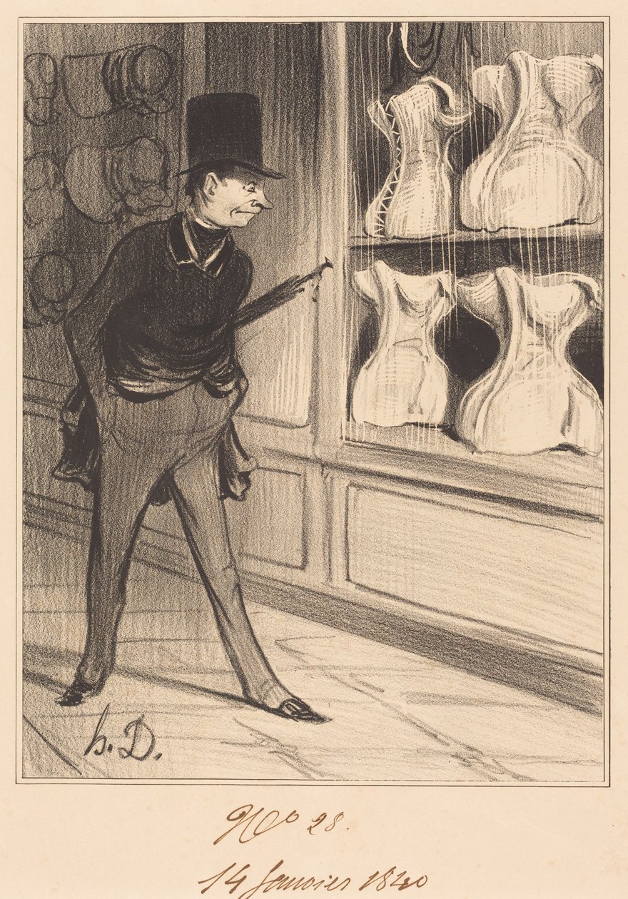 Det är unikt! Jag tog fyra storlekar... av Honoré Daumier