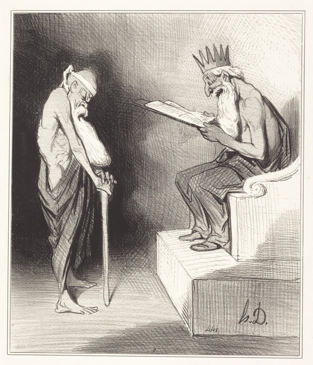 Minos nåd av Honoré Daumier