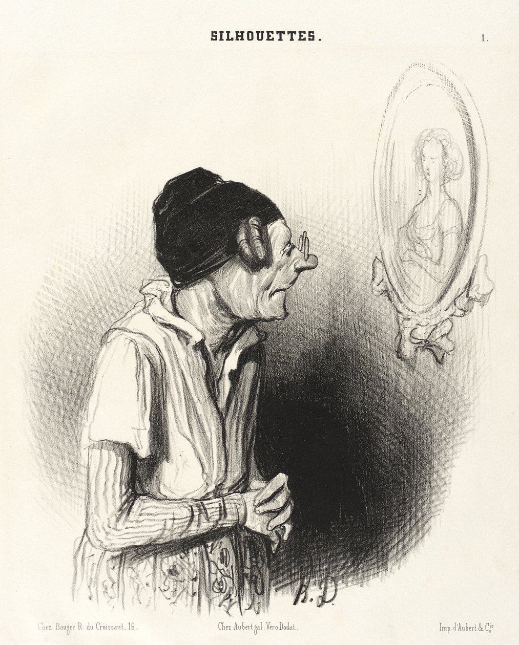 Vad jag ångrar det... av Honoré Daumier