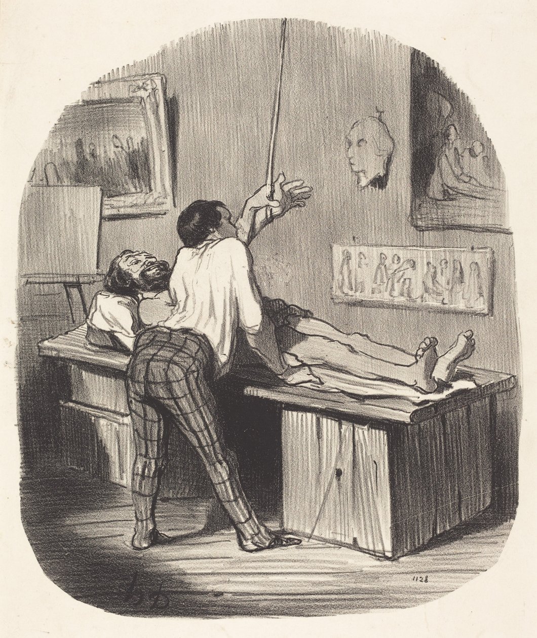 Vadå, Saint-Gervais har tagit detta... av Honoré Daumier
