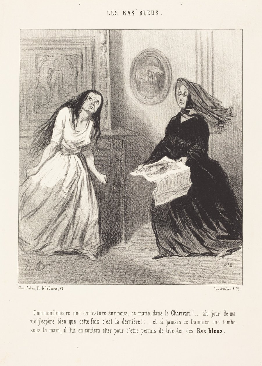 Vad! Ännu en karikatyr om oss... av Honoré Daumier