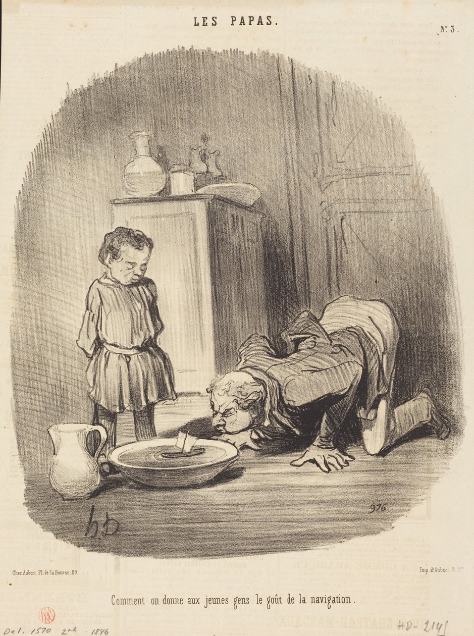 Hur man... väcker smak för sjöfart av Honoré Daumier