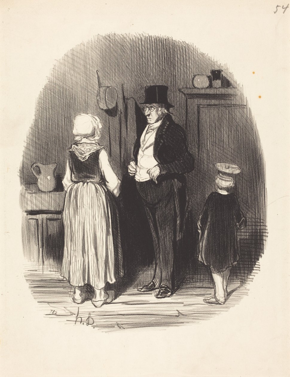 Hur!... alla mina får är döda... av Honoré Daumier