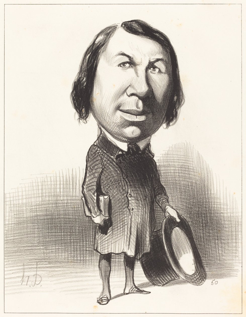 Greve de Montalembert av Honoré Daumier