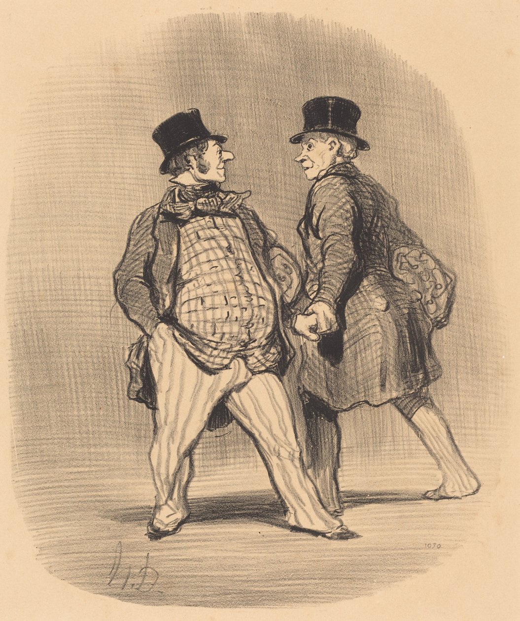Kollega, akta dig för den lille baronen... av Honoré Daumier