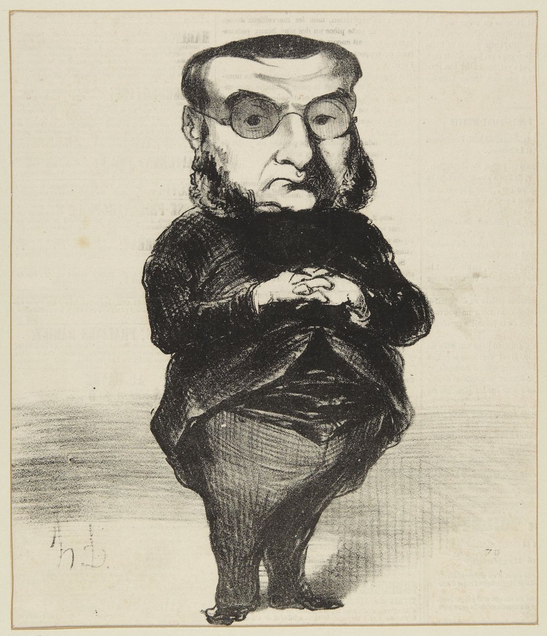 "Coquerel" av Honoré Daumier