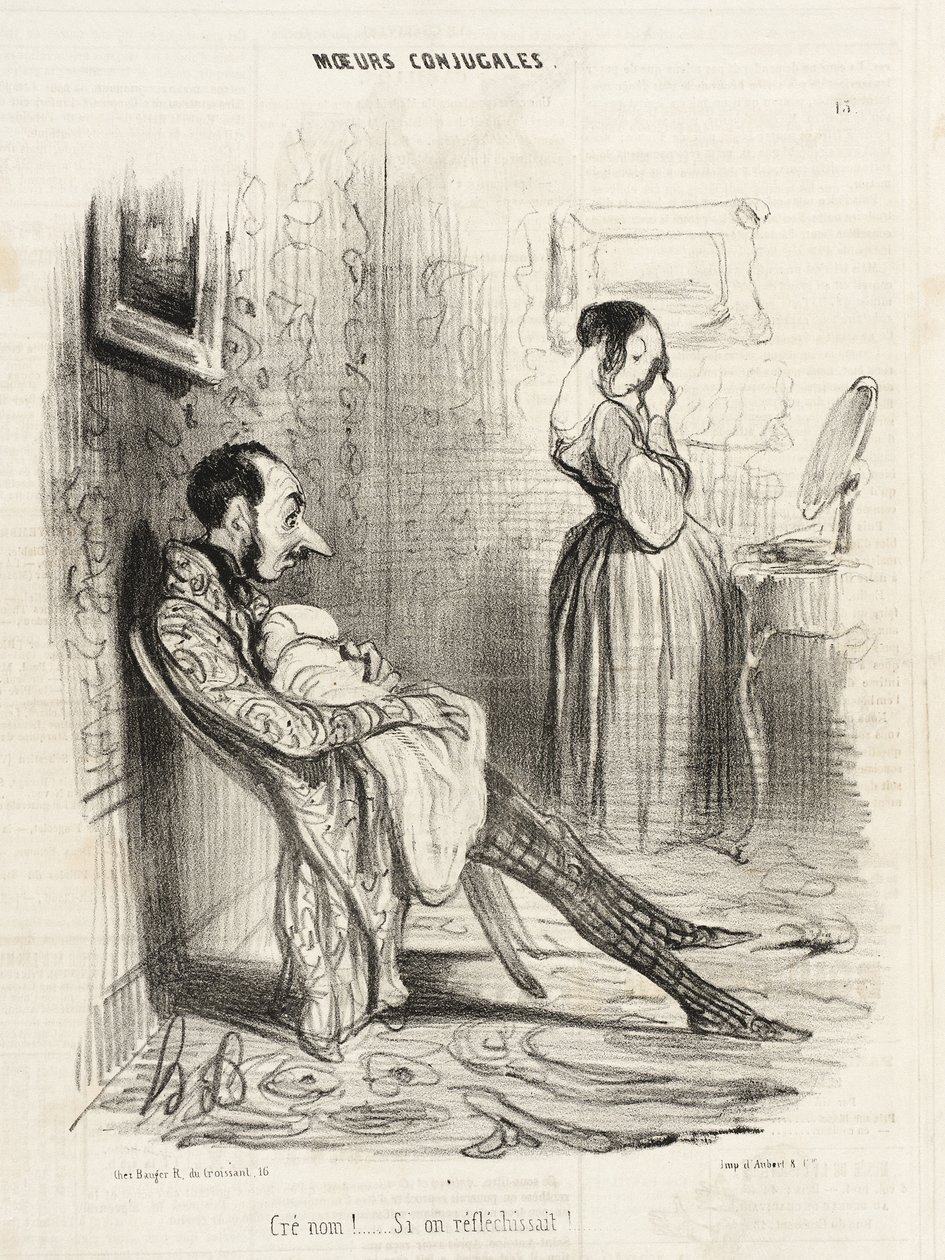 För tusan!... Om vi tänkte efter!... av Honoré Daumier
