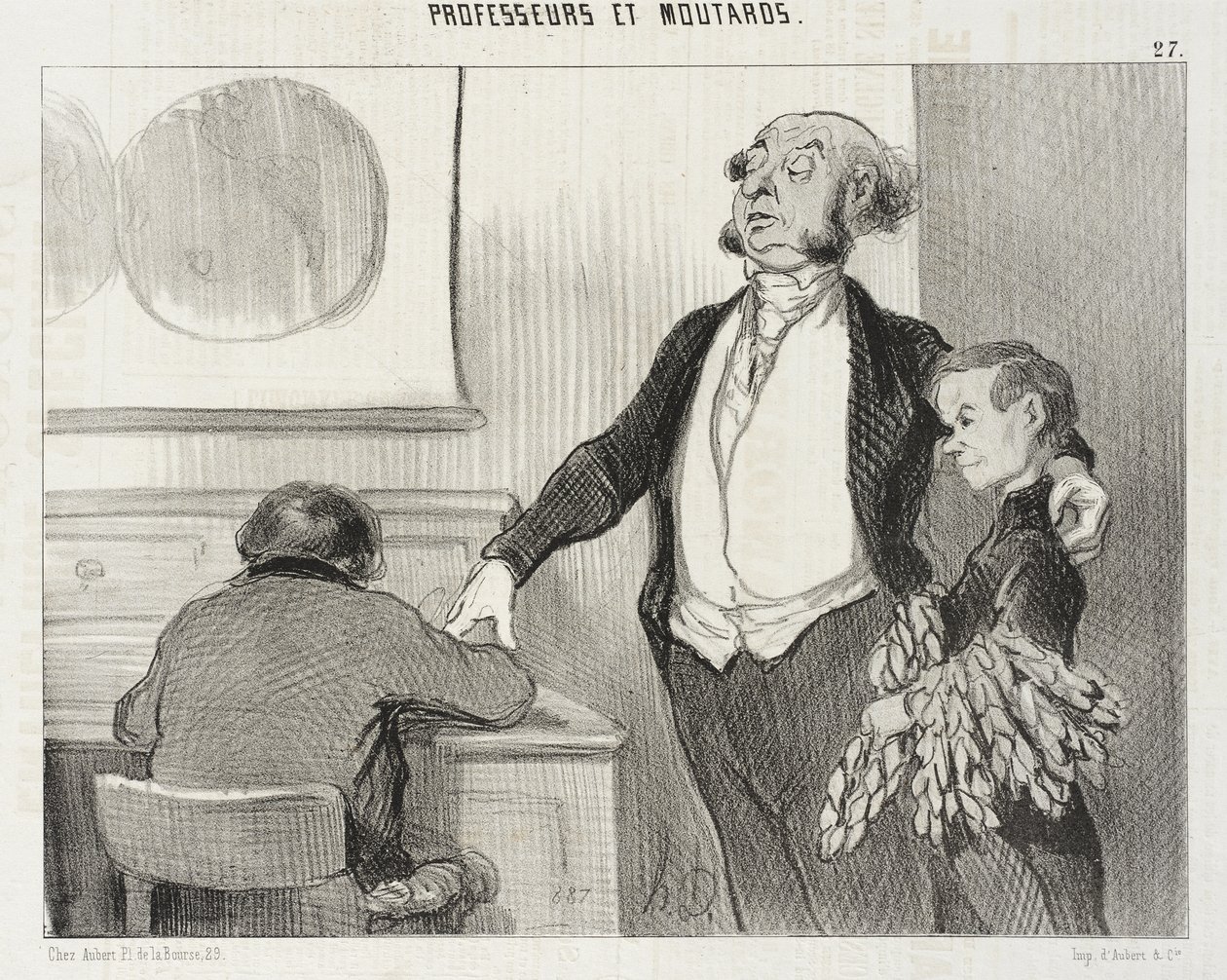 I denna annons som ni ska skicka till alla tidningar av Honoré Daumier