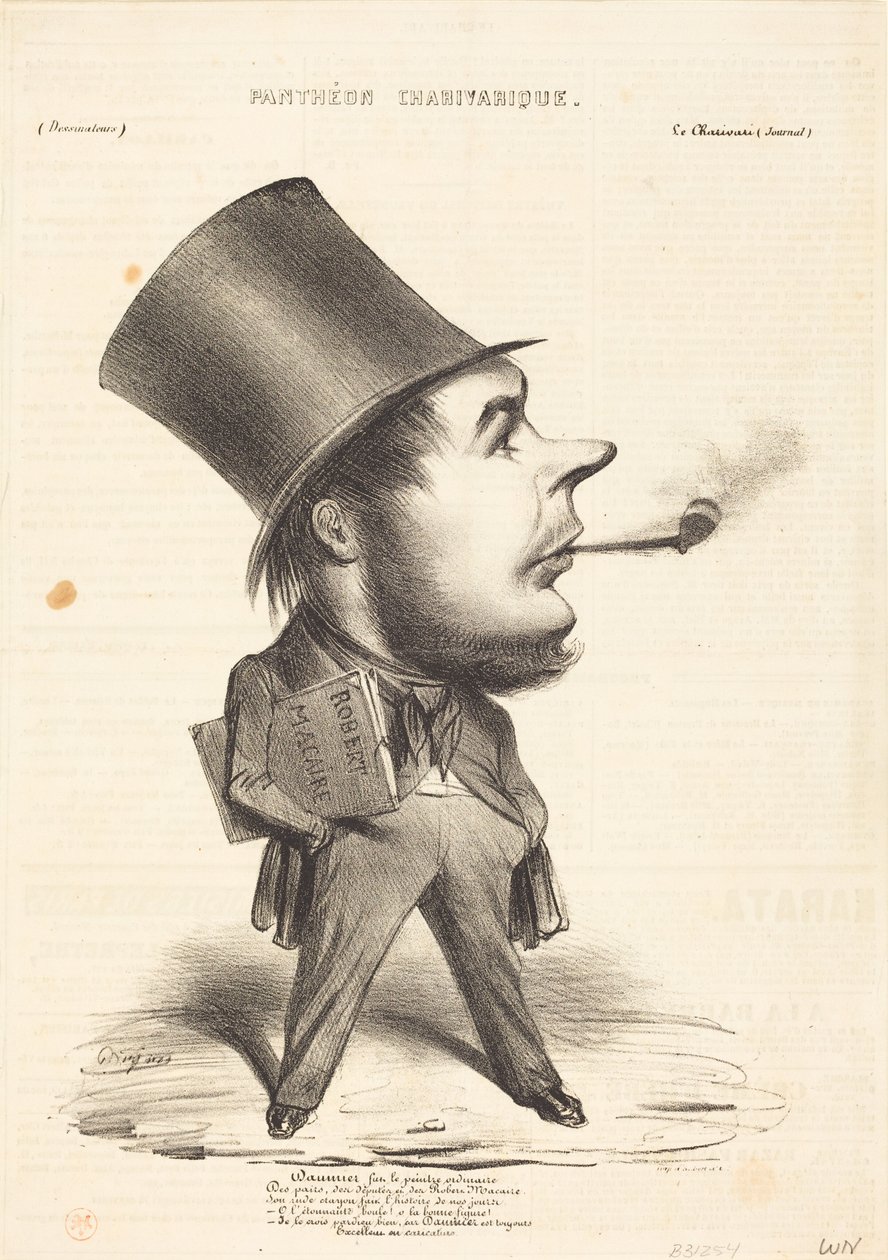Daumier var den vanlige målaren... av Honoré Daumier