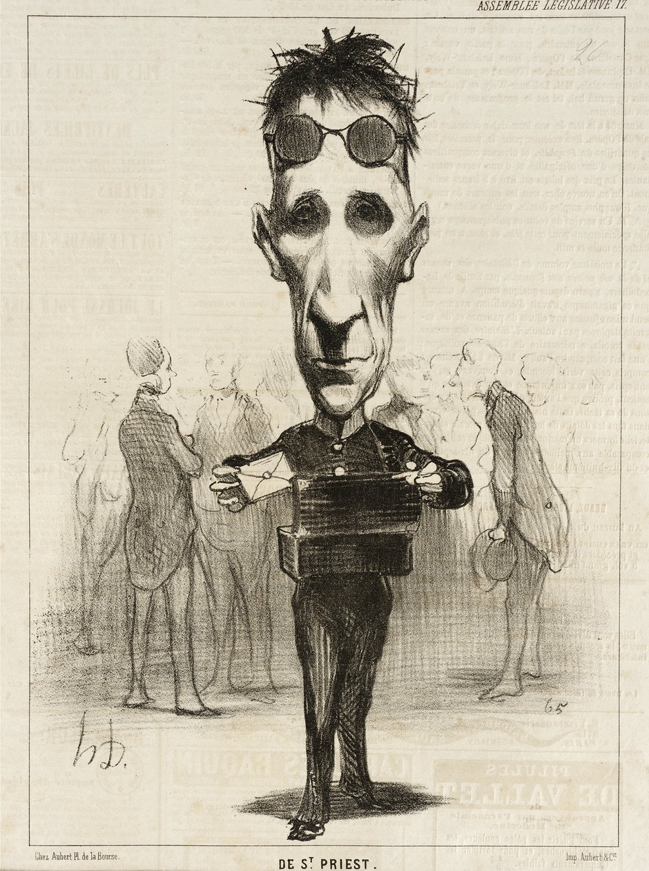 De St. Priest av Honoré Daumier