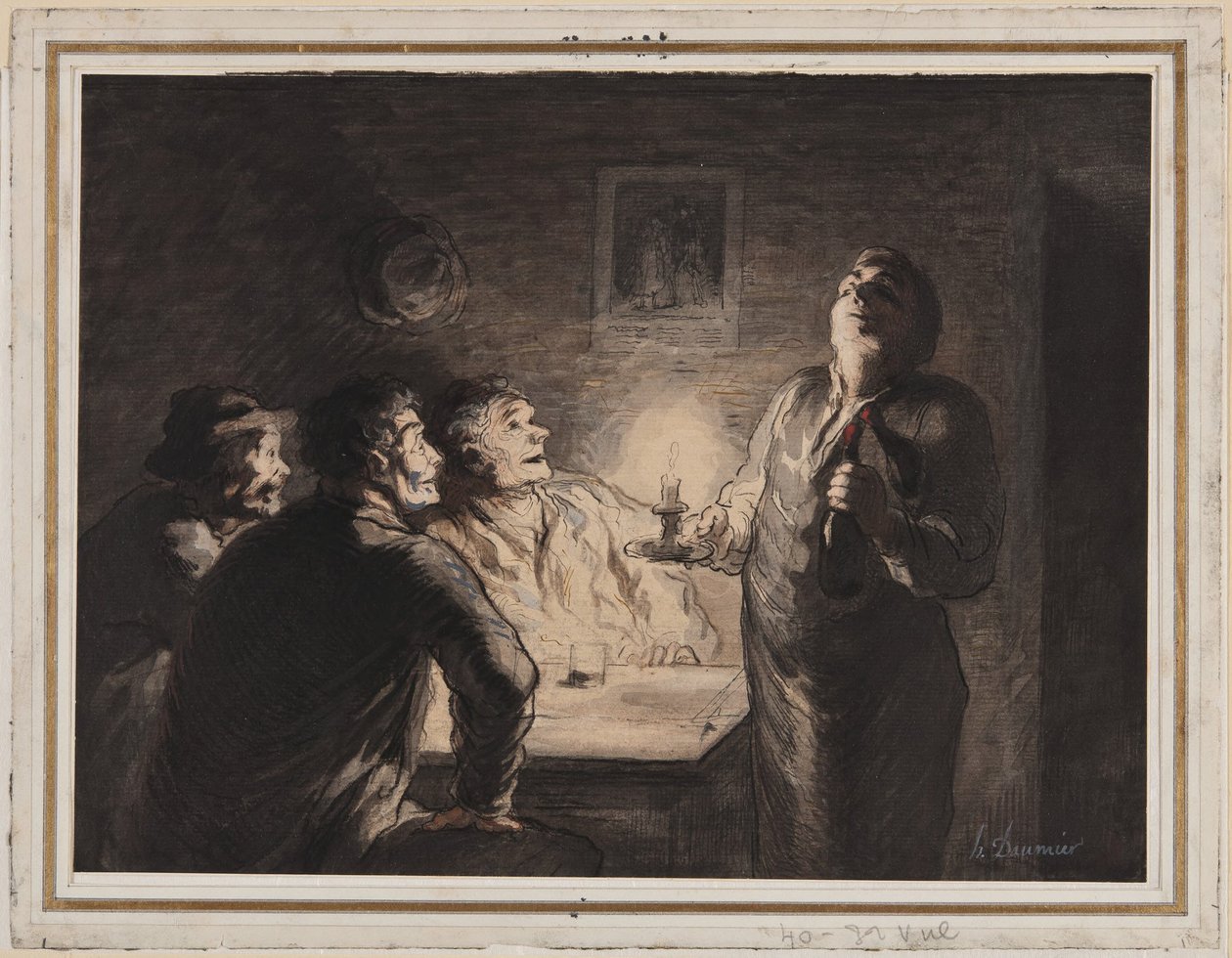 Den fina årgången av Honoré Daumier