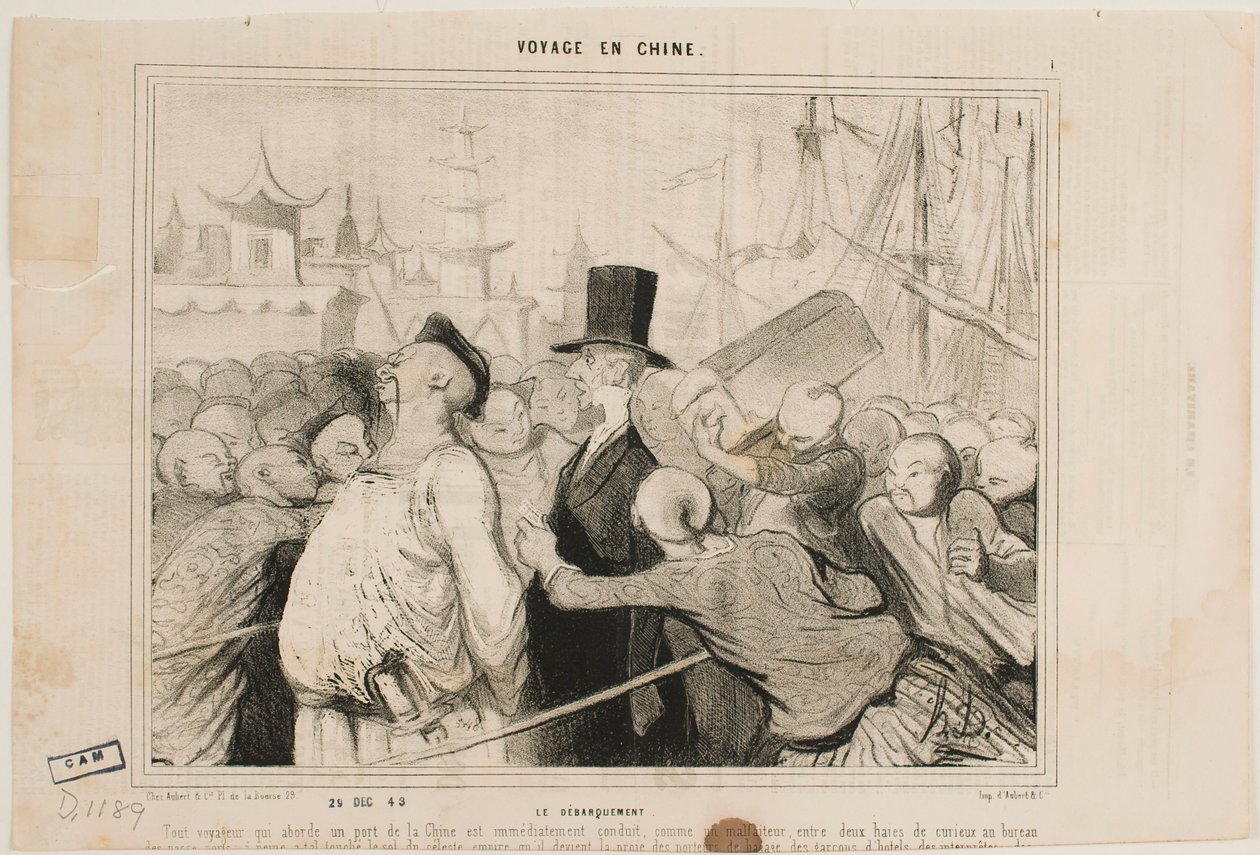 Landstigning av Honoré Daumier