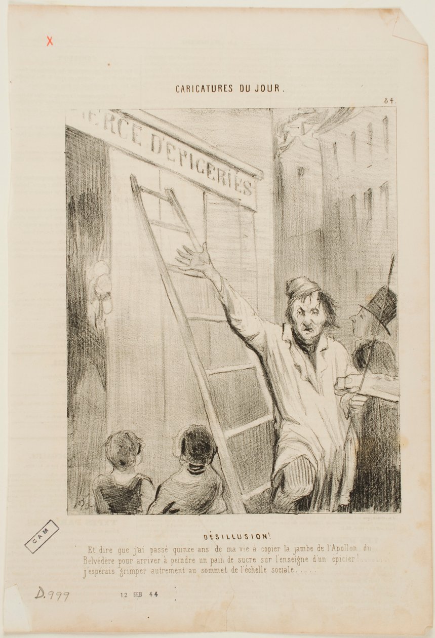 Besvikelse! av Honoré Daumier