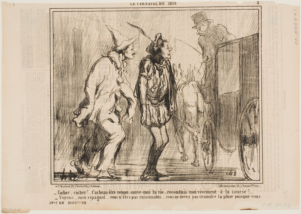 Kusk, kusk, du kan inte avvisa mig av Honoré Daumier