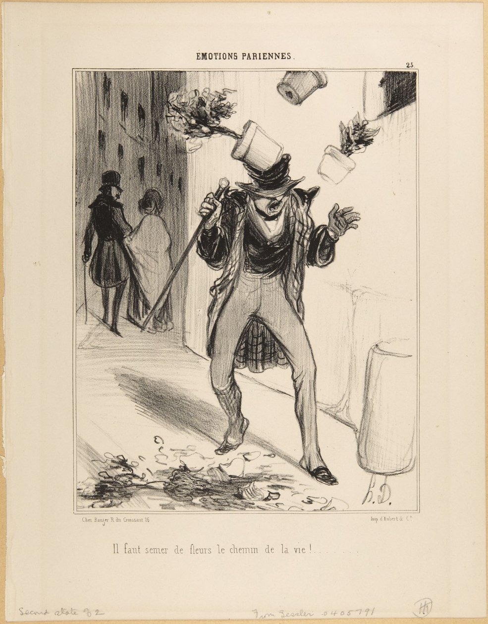”Parisiska känslor” (sic) av Honoré Daumier