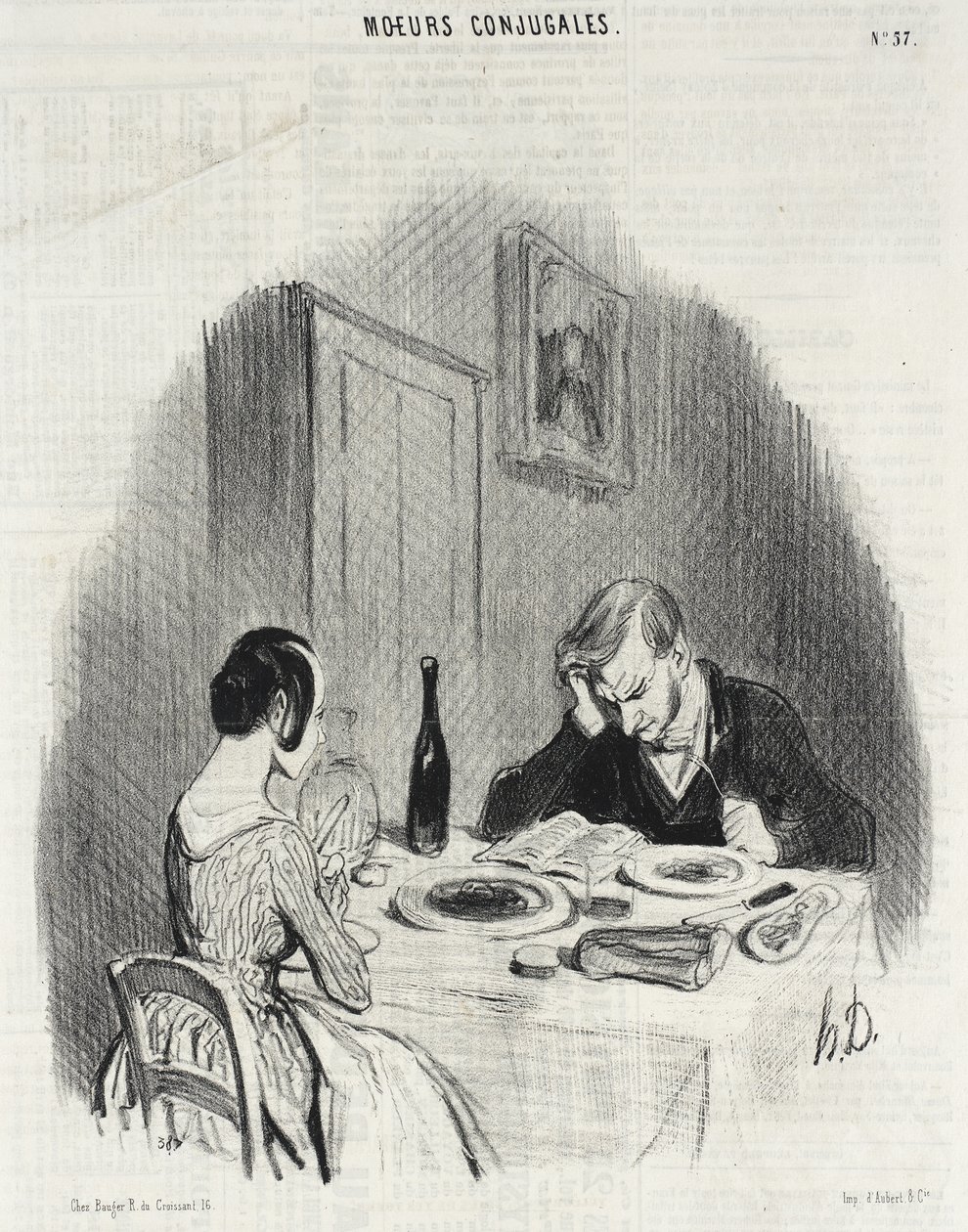 Vilken behaglig sort! ... av Honoré Daumier