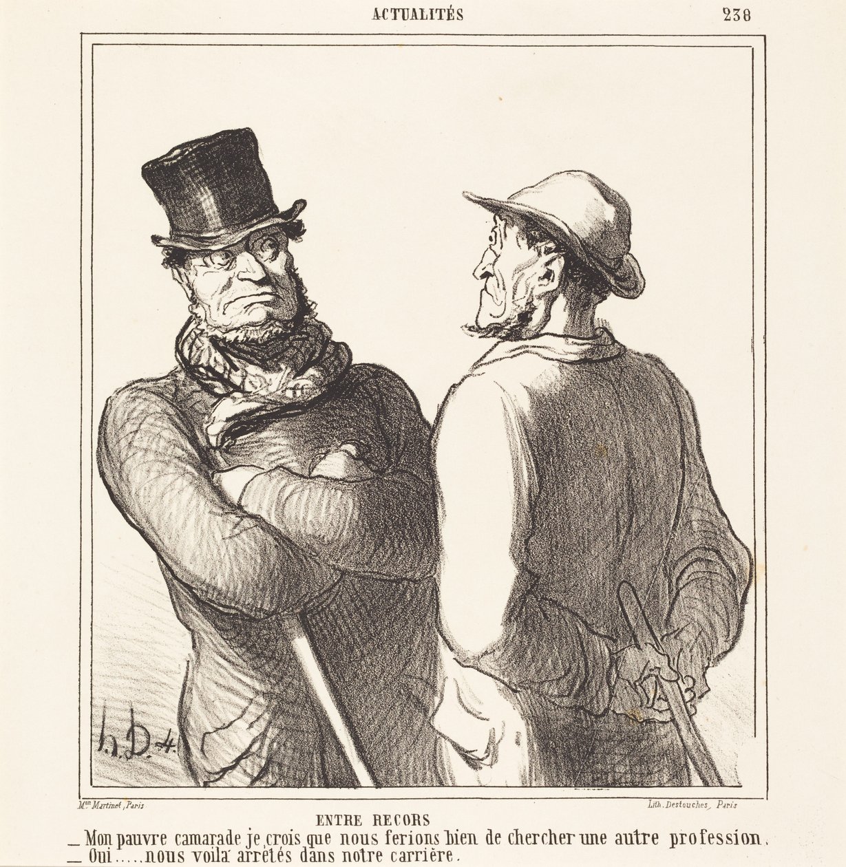 Mellan minnen av Honoré Daumier