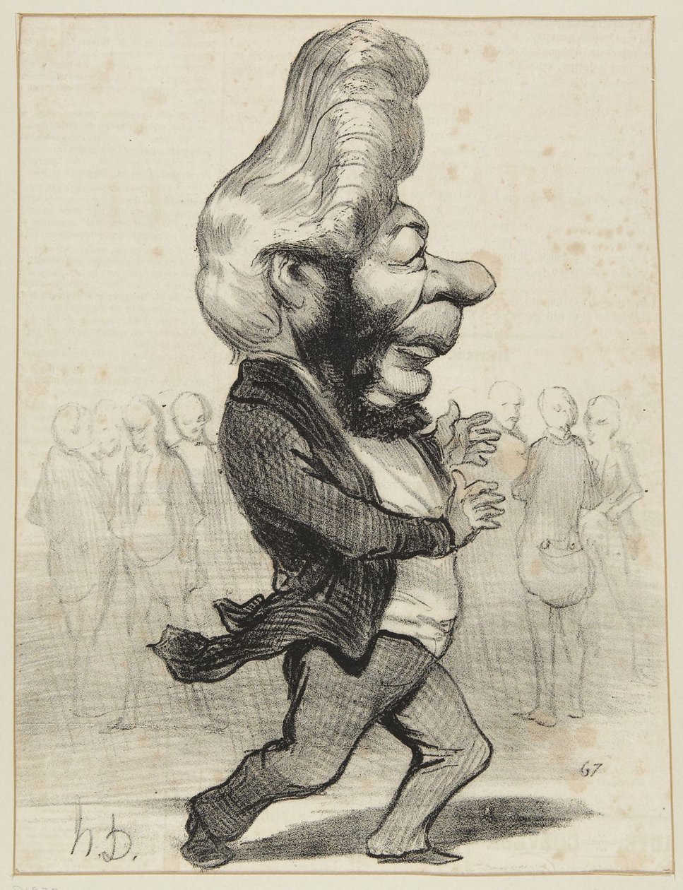 "Ferdinand Favre" av Honoré Daumier