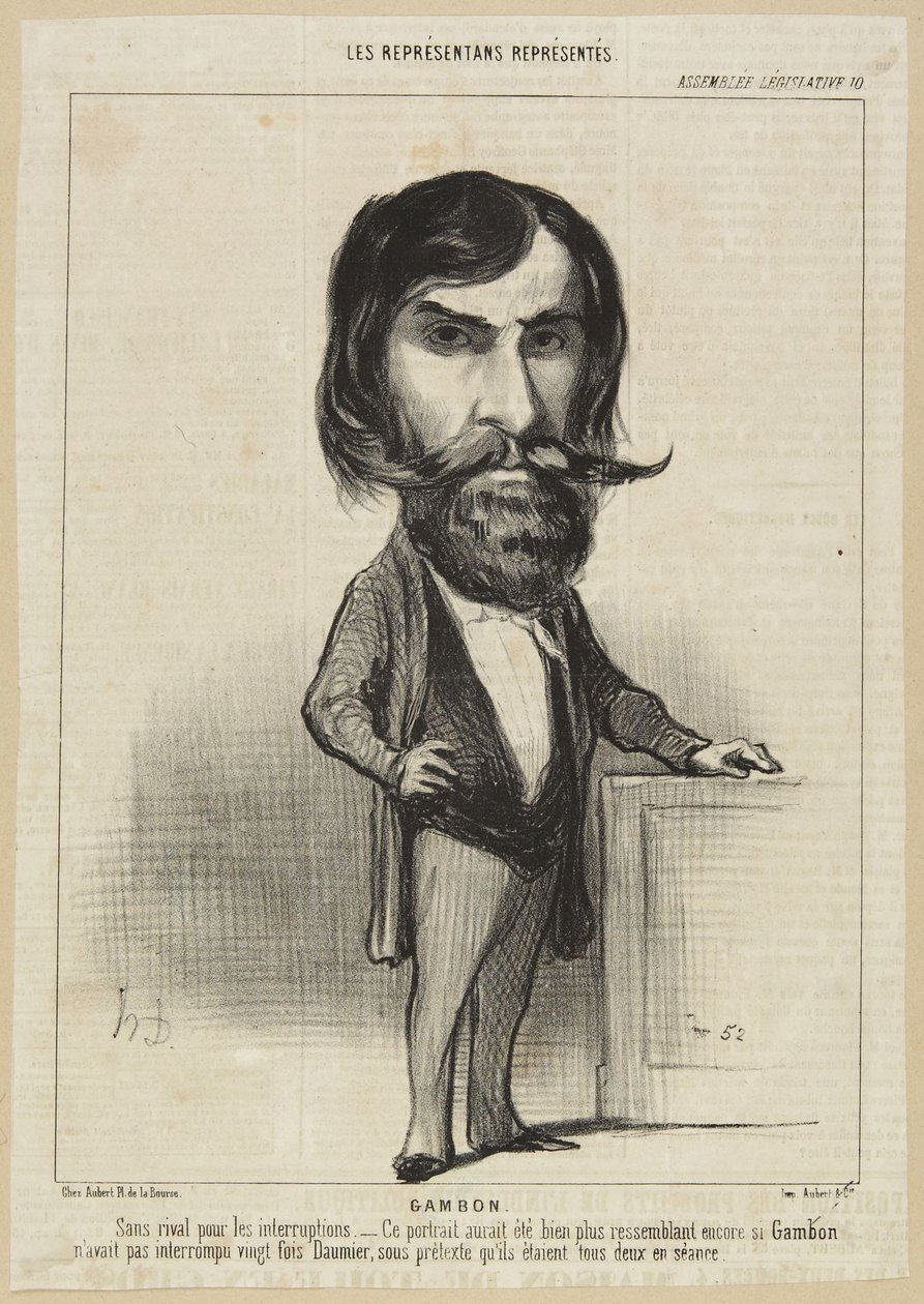 Gambon av Honoré Daumier