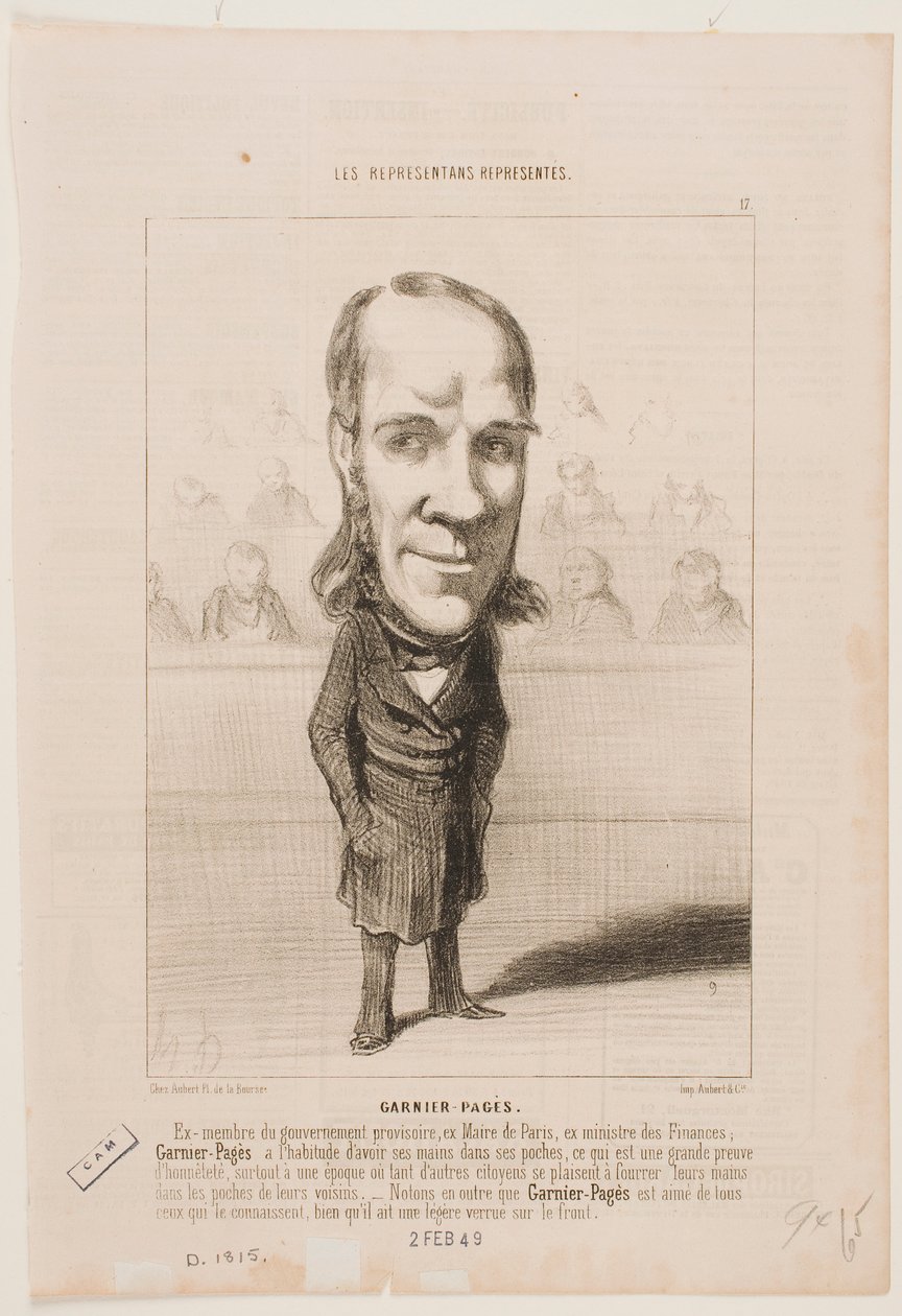 Garnier-Pagès av Honoré Daumier