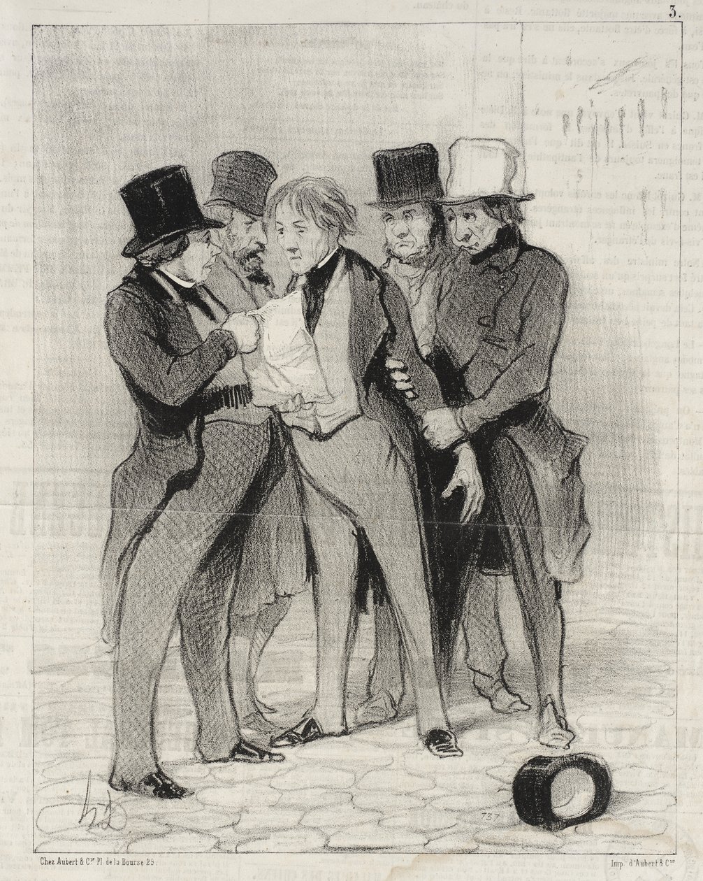 Vilt som kan jagas under alla årstider av Honoré Daumier