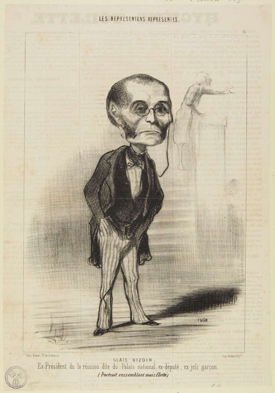”Glais Bizoin” av Honoré Daumier