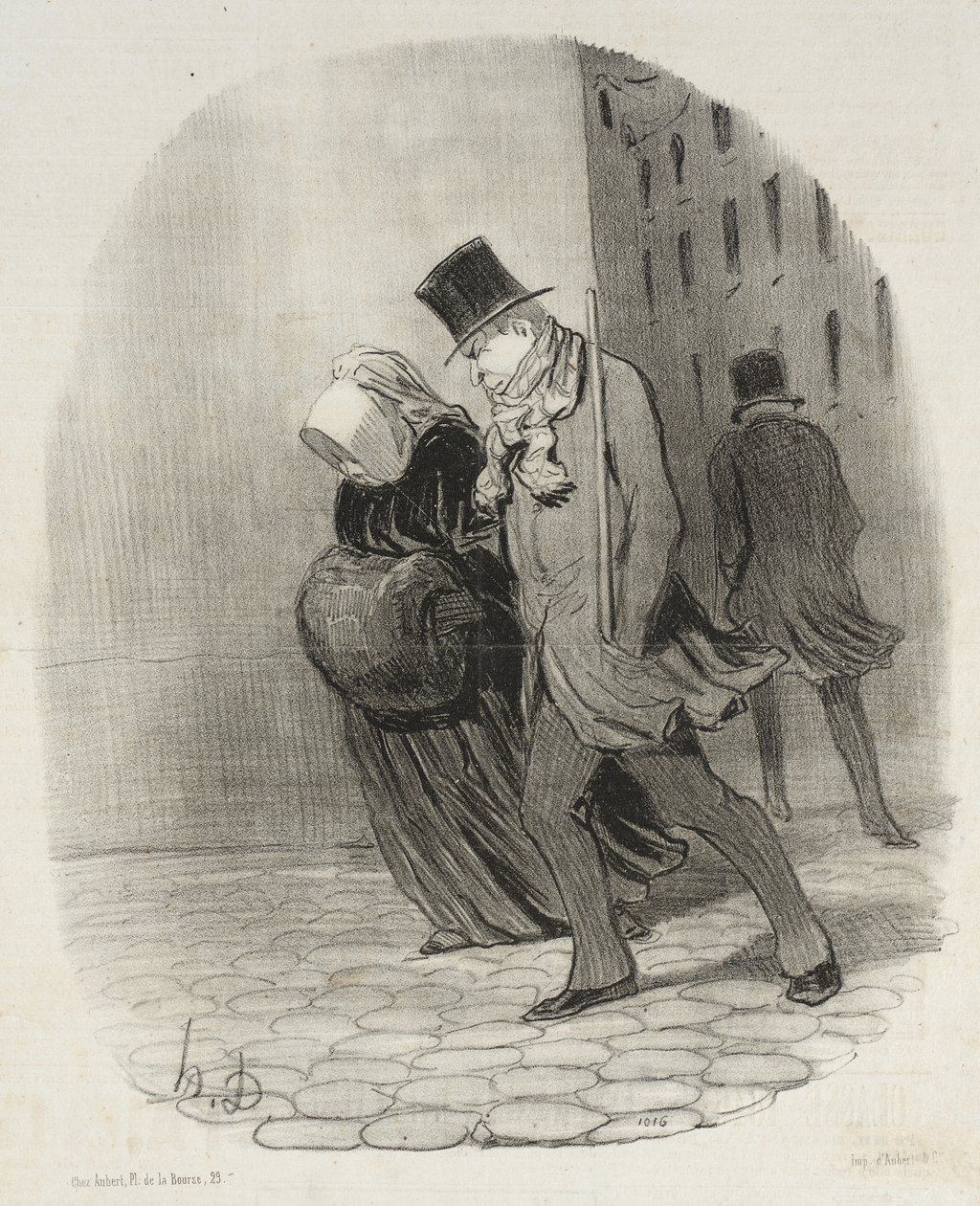 Åtta grader under noll av Honoré Daumier