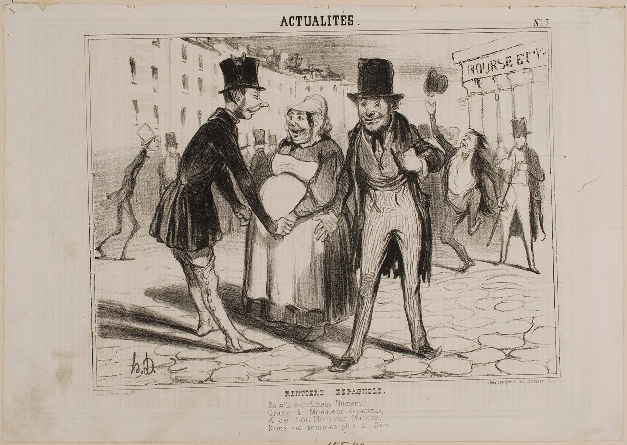INVESTERARE I SPANSKA AKTIER av Honoré Daumier