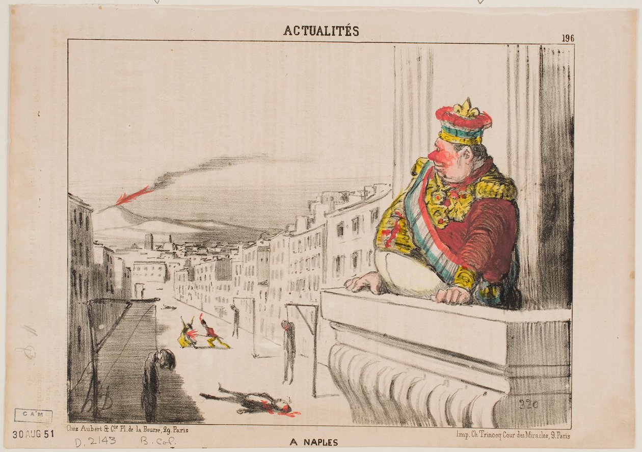 I Neapel av Honoré Daumier