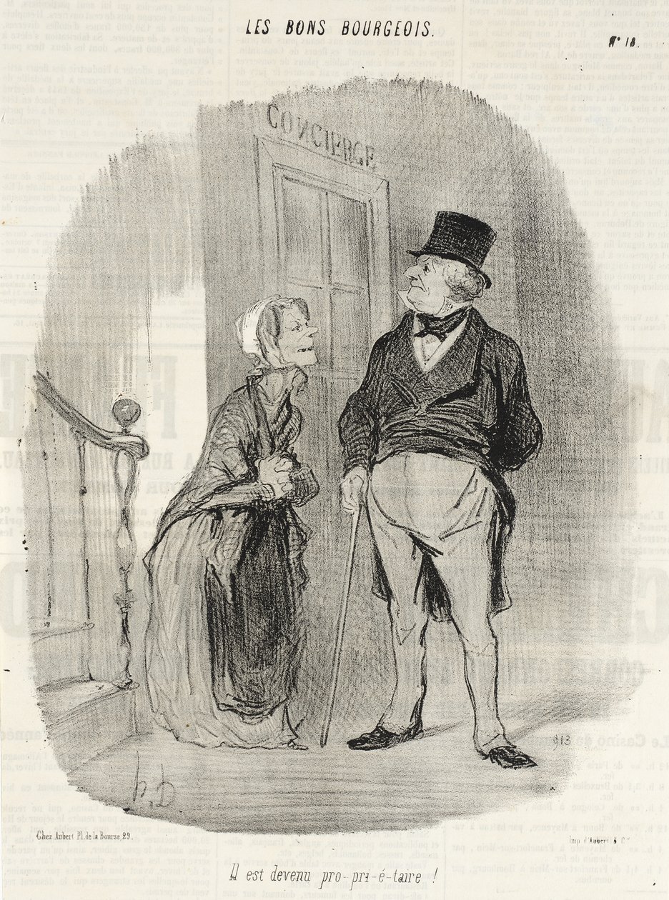 Han har blivit ägare! av Honoré Daumier