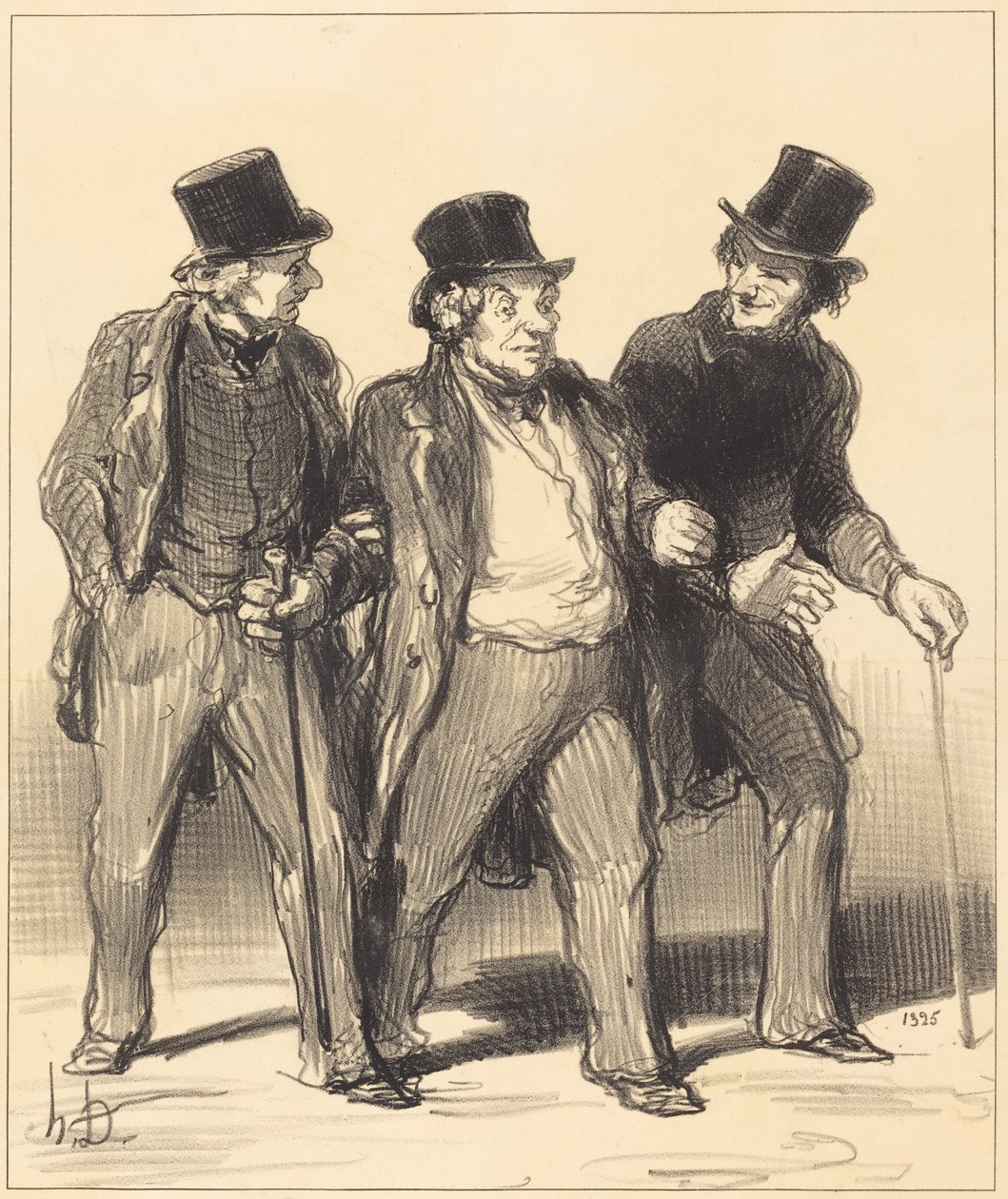 Det förefaller mig som om jag ser... en... hund... utan munkorg!... av Honoré Daumier