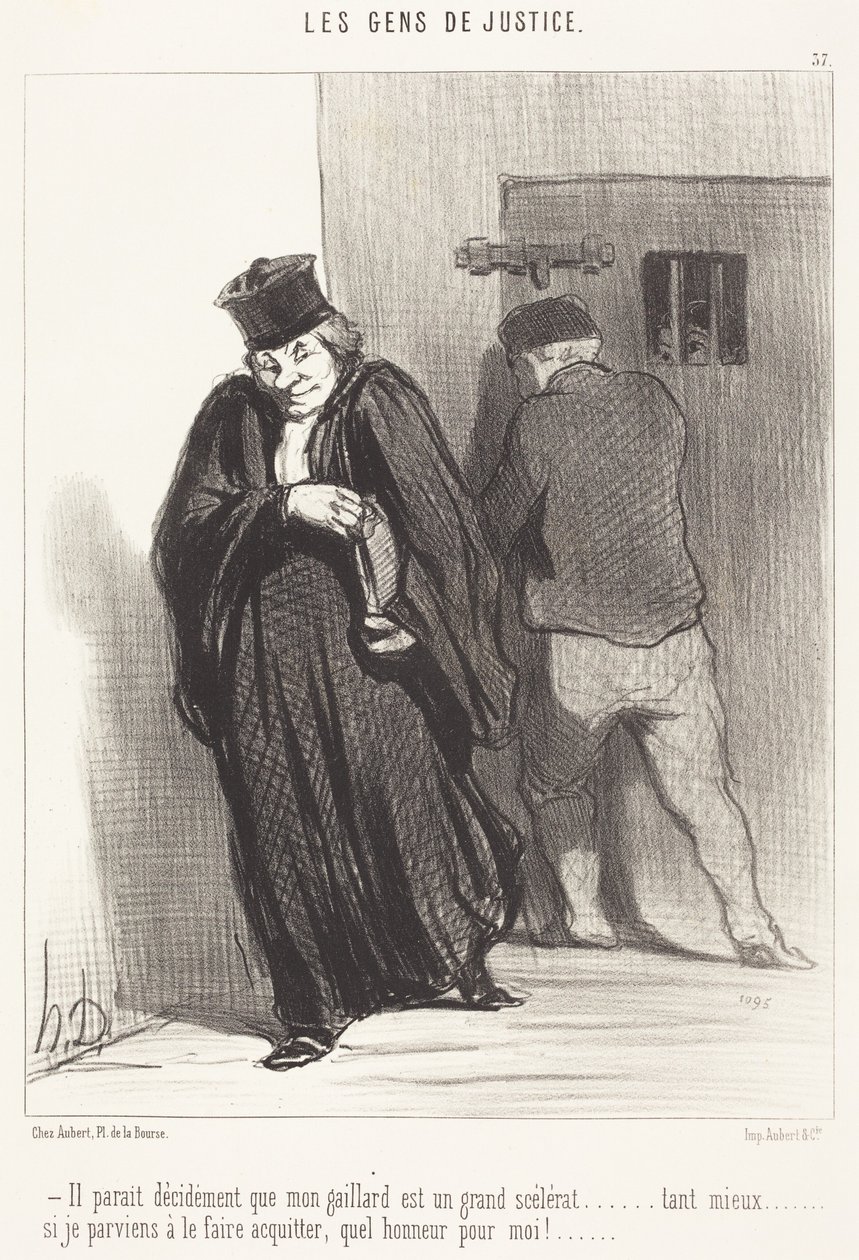 Det verkar... som om min karl är en stor skurk... av Honoré Daumier