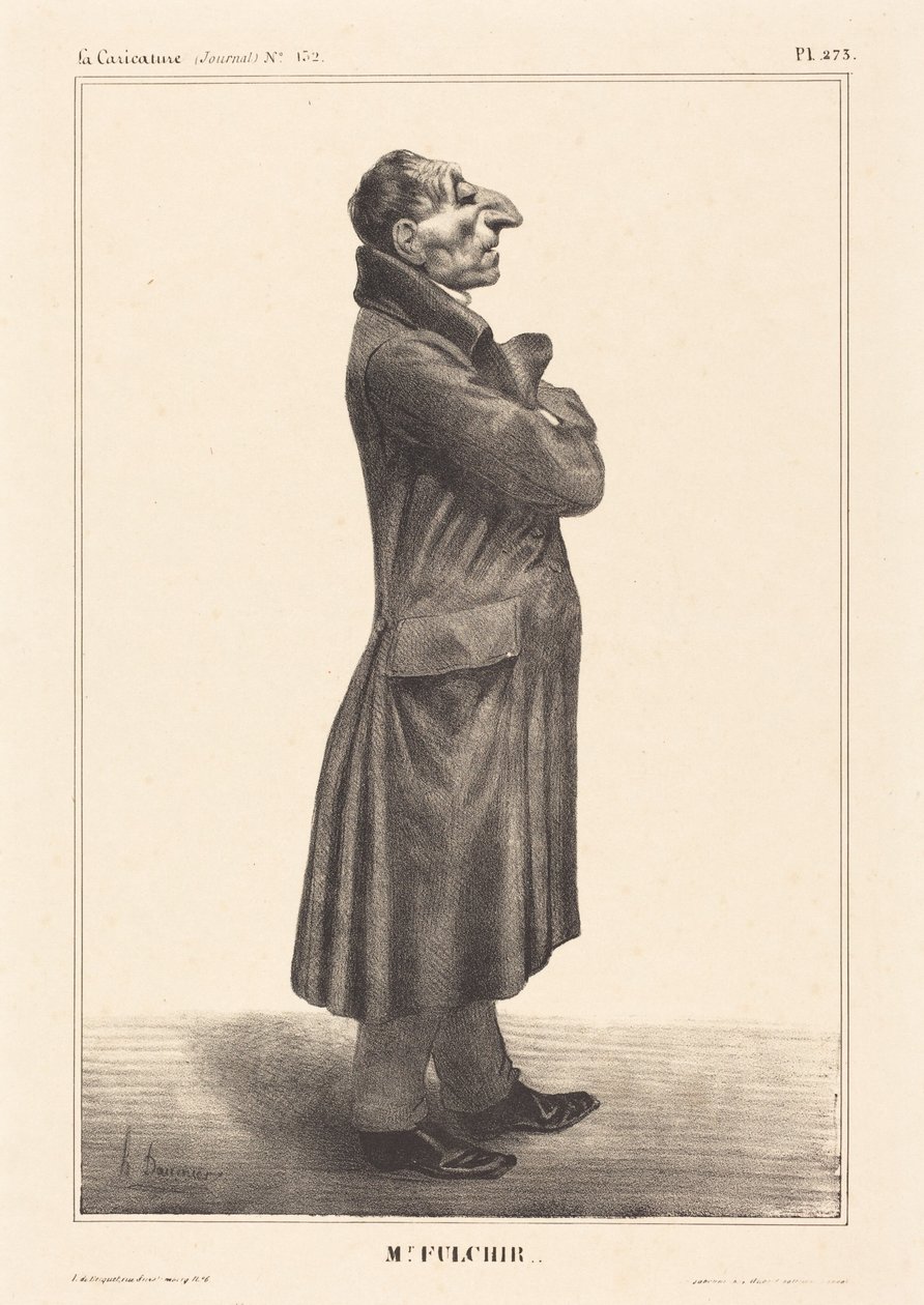 J. Claude Fulchiron av Honoré Daumier