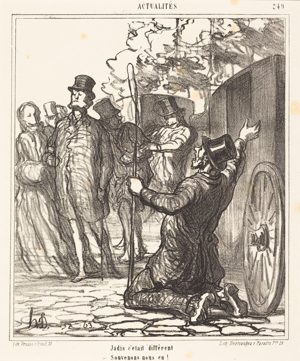 Förr var det annorlunda av Honoré Daumier