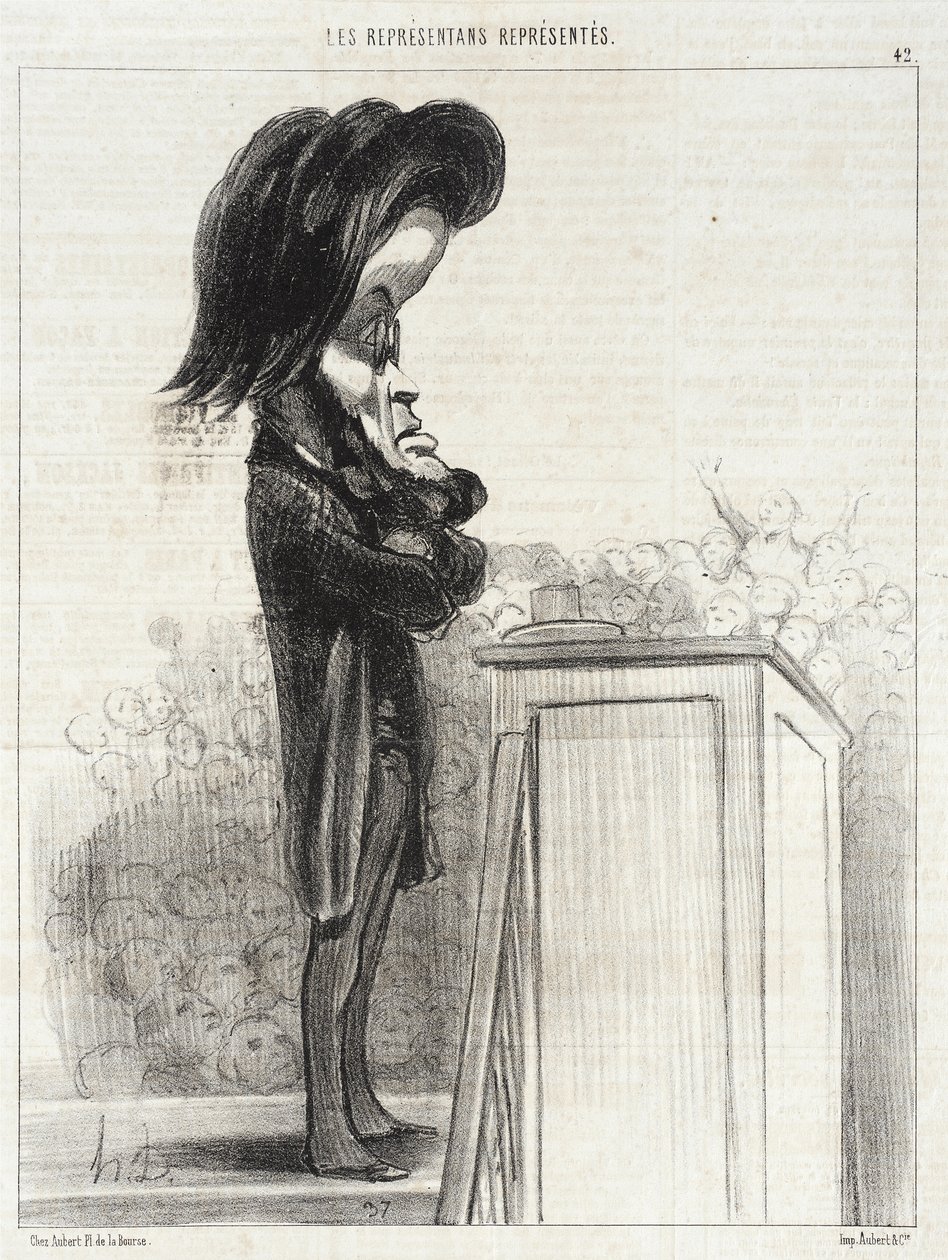 Jules Favre av Honoré Daumier