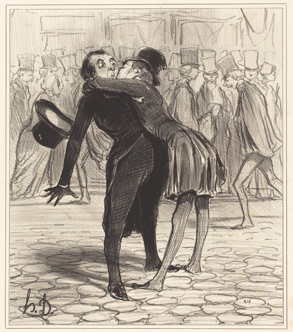 högskolevän av Honoré Daumier