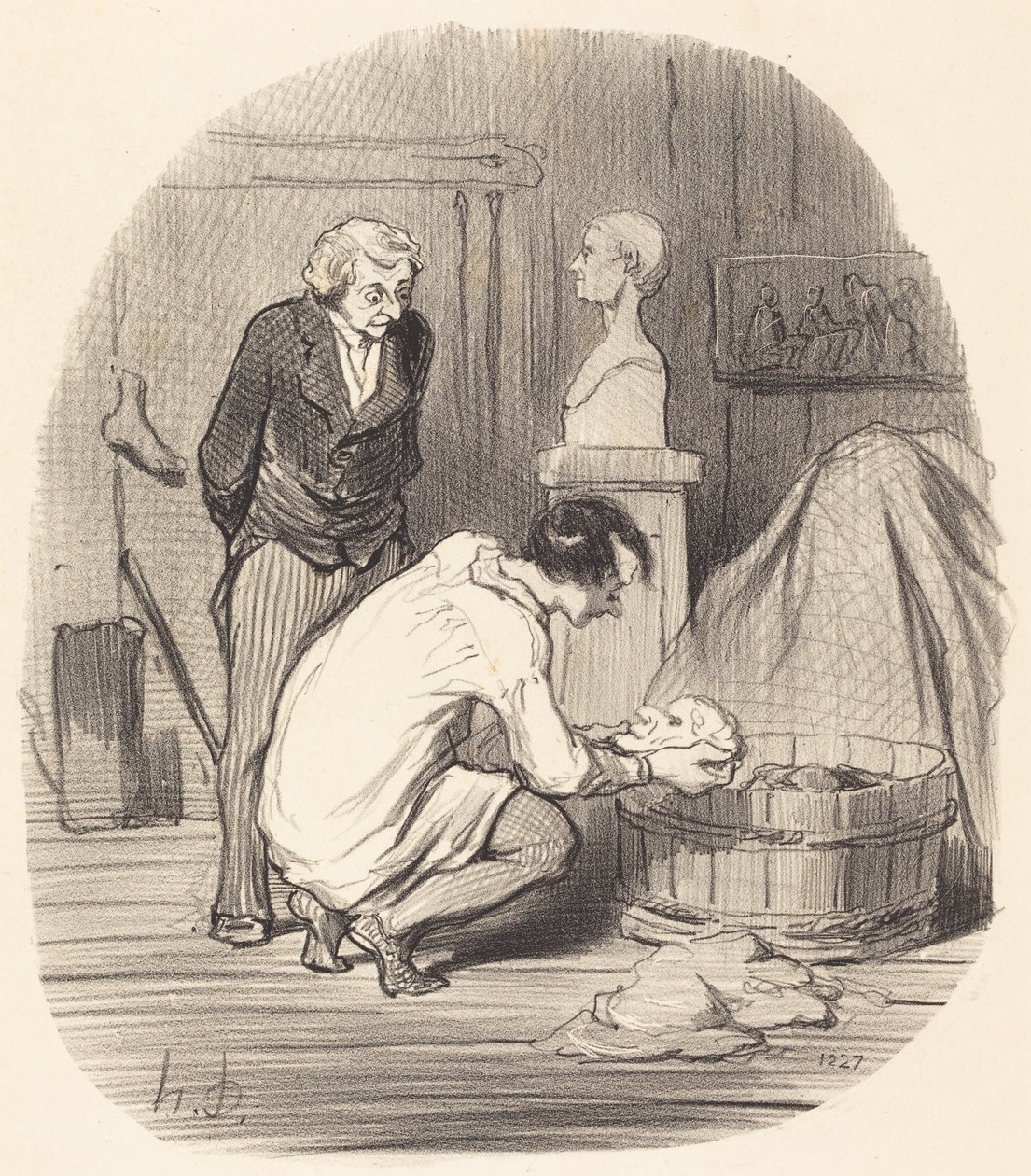 Konstnären - det är det!... av Honoré Daumier