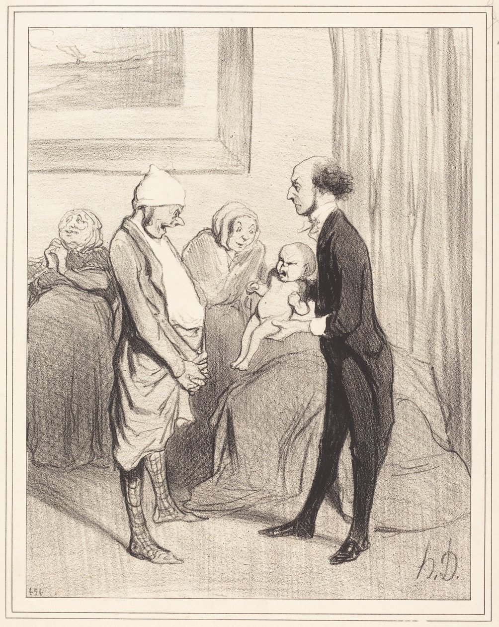 Inträdet i livet av Honoré Daumier