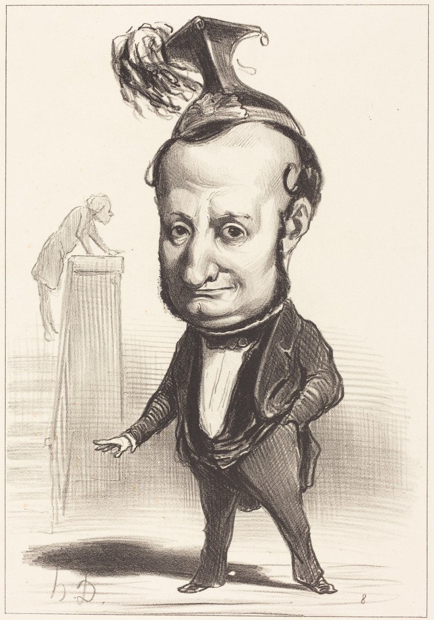 L.F. Raymond Wolowski av Honoré Daumier