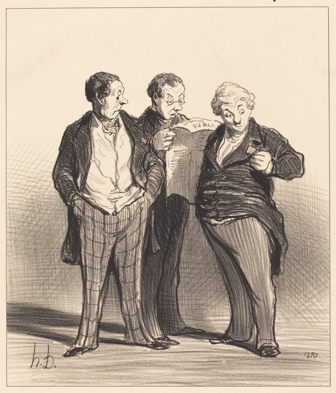 Förbudet att bära utmärkelser av Honoré Daumier