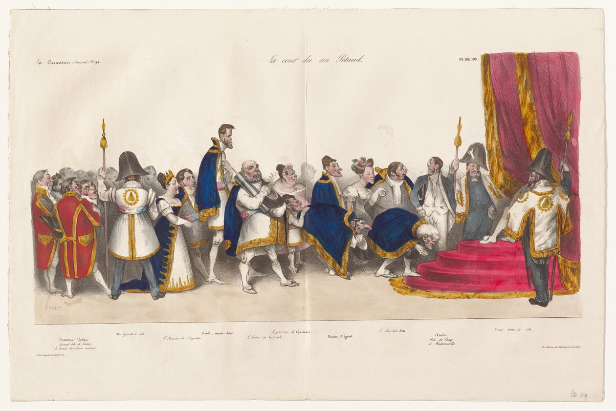 Kung Pétauds hov av Honoré Daumier